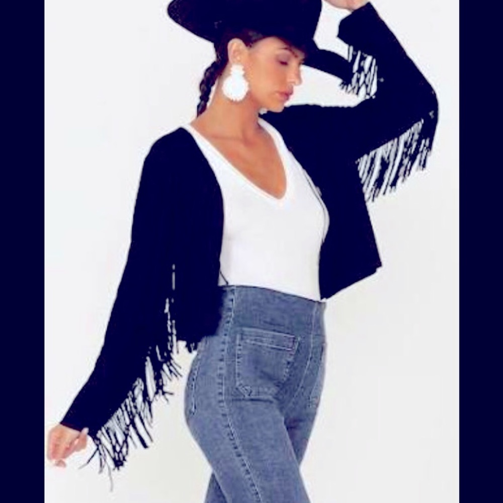 Fringe Jacket NWOT